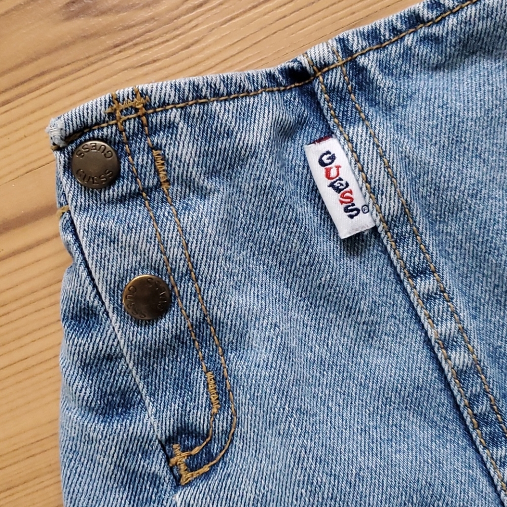 Vintage Guess Kids Jean Skirt 5